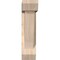 Ekena Millwork Traditional Slat Smooth Bracket w/ Offset Brace, Douglas Fir, 5 1/2"W x 18"D x 22"H BKT0604X18X22TRA06SDF - alternate 3